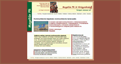 Desktop Screenshot of magellanpr.hu